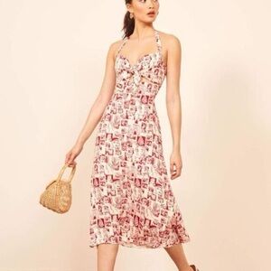 NWT Reformation Monaco dress in Red Cartoon Sz 6